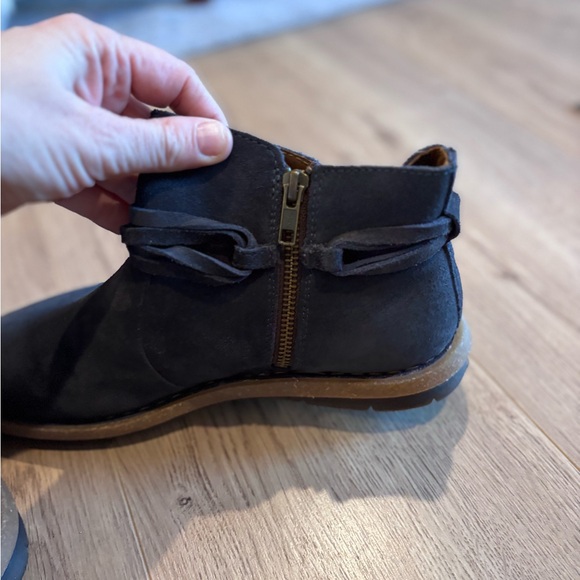 Børn Tarkiln ankle booties in navy blue suede leather 10 - Picture 7 of 10